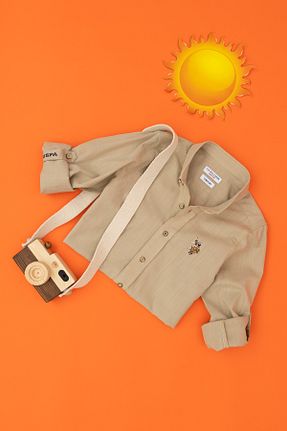 پیراهن سبز بچه گانه یقه پیراهنی U.S. Polo Assn. - کد 829698445