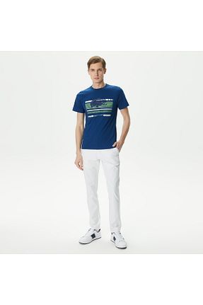 شلوار سفید مردانه پنبه ای Lacoste - کد 744131918