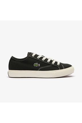 کفش اسنیکر مشکی مردانه بند دار Lacoste - کد 837968472