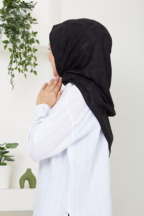 روسری مشکی پنبه ای Golden Rose - کد 862703257