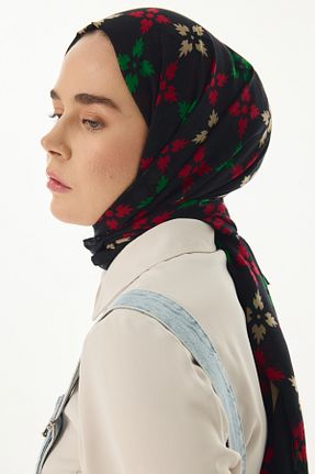 شال مشکی زنانه پنبه ای SOFT AKSESUAR - کد 862697414