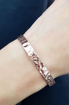 دستبند نقره طلائی زنانه 925 عیار OSESHOP - کد 42341082