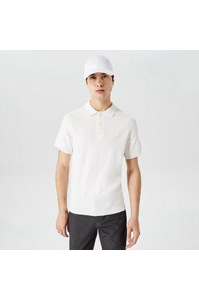 پلیور سفید مردانه ساده Lacoste - کد 754244391