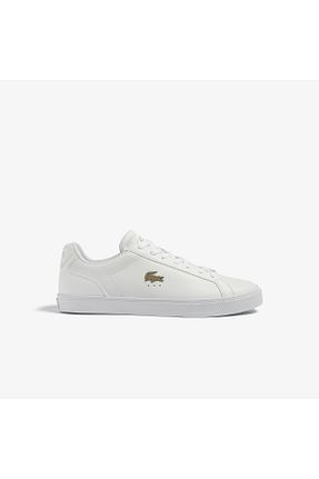 کفش اسنیکر سفید مردانه بند دار Lacoste - کد 731860169