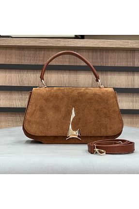 کیف دستی قهوه ای زنانه ابعاد کوچک Lamis Elwan - کد 763097956
