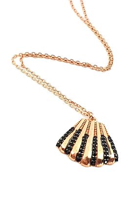 گردنبند نقره طلائی زنانه 925 عیار OSESHOP - کد 52722529