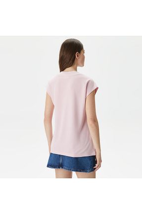 تیشرت صورتی زنانه رگولار Lacoste - کد 829368295