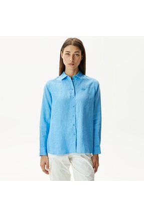 پیراهن آبی زنانه رگولار Lacoste - کد 826087241