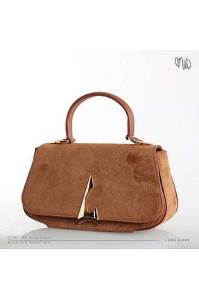 کیف دستی قهوه ای زنانه ابعاد کوچک Lamis Elwan - کد 763097956