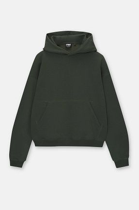 سوئیشرت سبز زنانه ساده Pull & Bear - کد 854043911