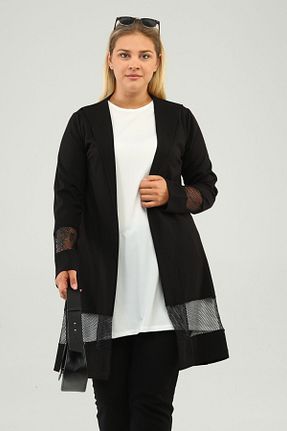 تونیک سایز بزرگ سفید زنانه بافتنی Ferace - کد 474719572