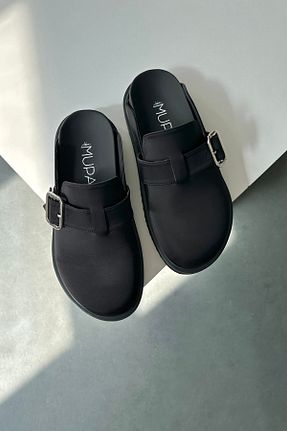 دمپائی مشکی زنانه پارچه ای Mupa Shoes - کد 846390915