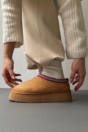 بوت / نیم بوت قهوه ای زنانه چرم مصنوعی Mupa Shoes - کد 773136698