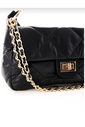 کیف دوشی مشکی زنانه چرم مصنوعی Kemo Bags - کد 842530710