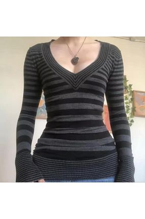 تیشرت طوسی زنانه رگولار Köstebek - کد 862741233
