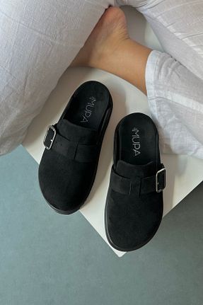 دمپائی مشکی زنانه پارچه ای Mupa Shoes - کد 846390901