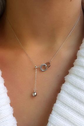 گردنبند نقره زنانه 925 عیار OSESHOP - کد 845409583