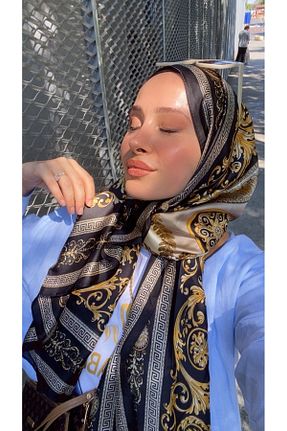 شال مشکی زنانه ابریشم BAHARİLTAS - کد 862754960