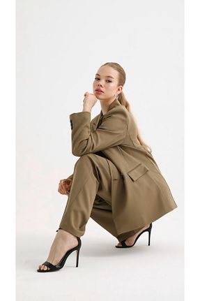 ست بالاتنه و پائین تنه سبز زنانه بافتنی chwain - کد 862749996