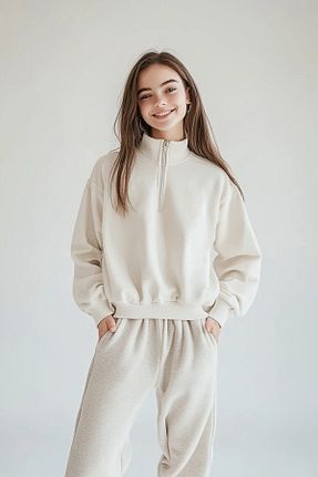 ست بالاتنه و پائین تنه نباتی بچه گانه بافت GYOU - کد 862759838