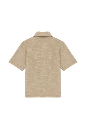 پیراهن خاکی بچه گانه یقه کلاسیک U.S. Polo Assn. - کد 832500796