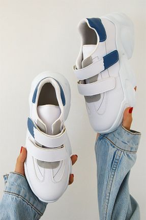 کفش اسنیکر سفید زنانه چسبی ShoeTek - کد 363177952