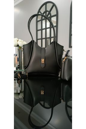 کیف دستی مشکی زنانه ابعاد بزرگ NahitaTyana - کد 862804761
