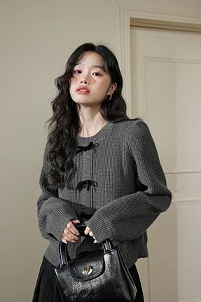 پلیور طوسی زنانه ساده Foxstep - کد 862806803