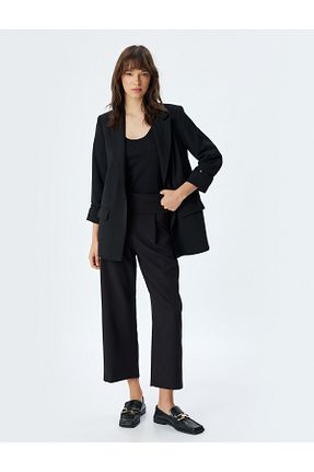 شلوار مشکی زنانه پارچه Koton - کد 848836504