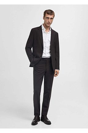 پیراهن آبی مردانه اسلیم فیت MANGO Man - کد 849713281