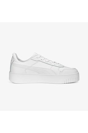 کفش اسنیکر سفید زنانه بند دار Puma - کد 458838988