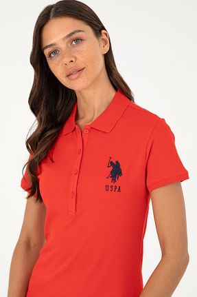 لباس قرمز زنانه بافتنی U.S. Polo Assn. - کد 845438254