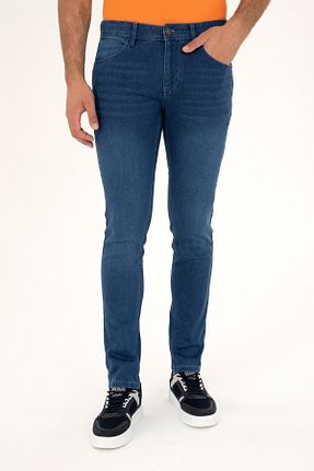 شلوار جین سرمه ای مردانه پاچه ساده U.S. Polo Assn. - کد 835799329