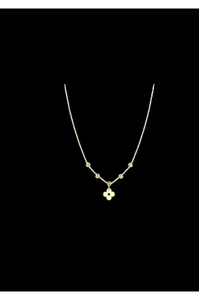 گردنبند طلا نارنجی زنانه 14 عیار MİNİMAL - کد 862901793