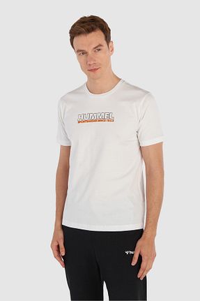 تیشرت سفید مردانه رگولار hummel - کد 862919572