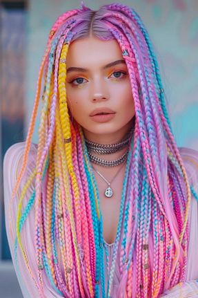 کلاه گیس صورتی زنانه Suzan Peruk - کد 862996098