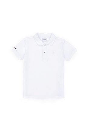 پولوشرت سفید بچه گانه %100 پنبه U.S. Polo Assn. - کد 830475261