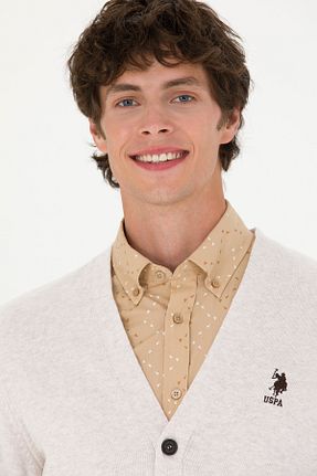 رویه بژ مردانه %100 پنبه U.S. Polo Assn. - کد 828866420