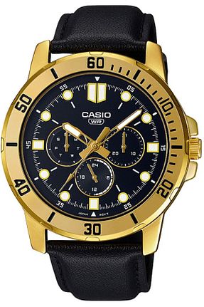 ساعت مچی طلائی مردانه 45 میلی متر Casio - کد 89539278