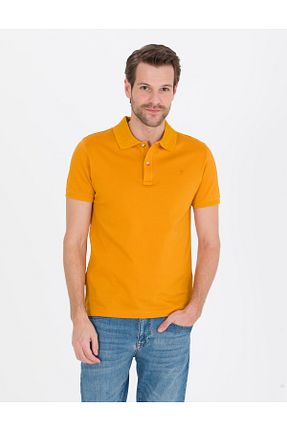 پولوشرت زرد مردانه %100 پنبه Pierre Cardin - کد 833418514