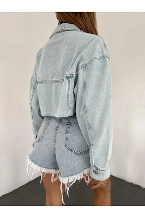 کت آبی زنانه Relaxed HABİN GİYİM - کد 862986054