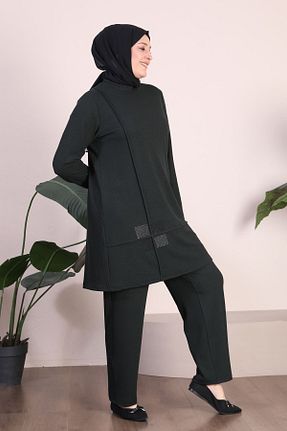ست بالاتنه و پائین تنه خاکی زنانه تریکو Ferace - کد 788672968