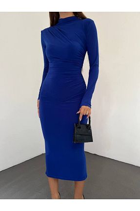 لباس آبی زنانه بافتنی SHEYMA - کد 859590387