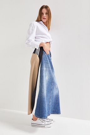 دامن آبی زنانه جین its basic - کد 769330569