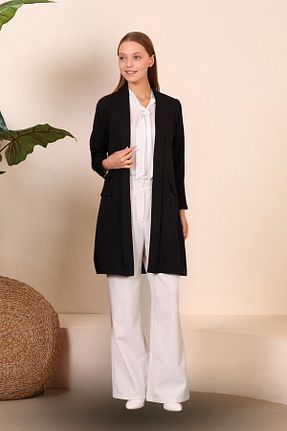 کت حجاب مشکی زنانه سایز بزرگ Ferace - کد 739800331