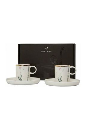 فنجان قهوه سفید 6 نفره Porland - کد 34908939