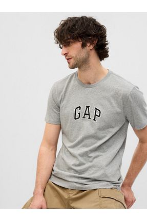 تیشرت طوسی مردانه رگولار GAP - کد 681248612