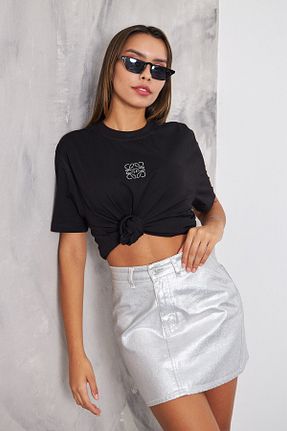 تیشرت مشکی زنانه Relaxed The Champ Clothing - کد 826194832
