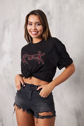 تیشرت مشکی زنانه Relaxed The Champ Clothing - کد 826196263
