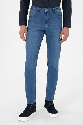 شلوار جین آبی مردانه بلند U.S. Polo Assn. - کد 863074531